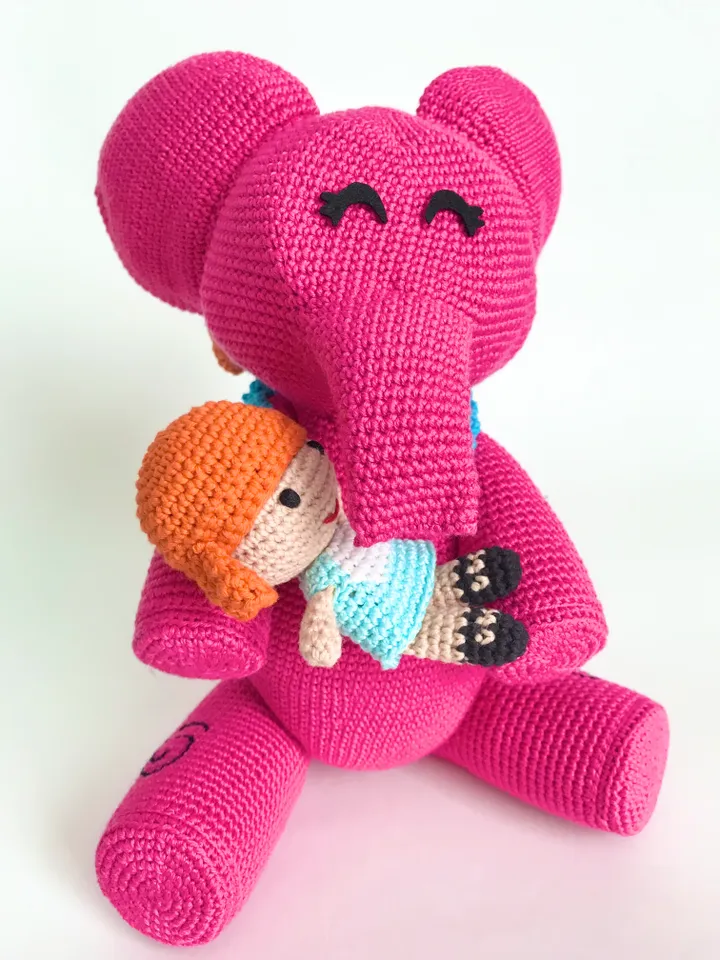 Crochet Pattern Doll for Elephant Ellie