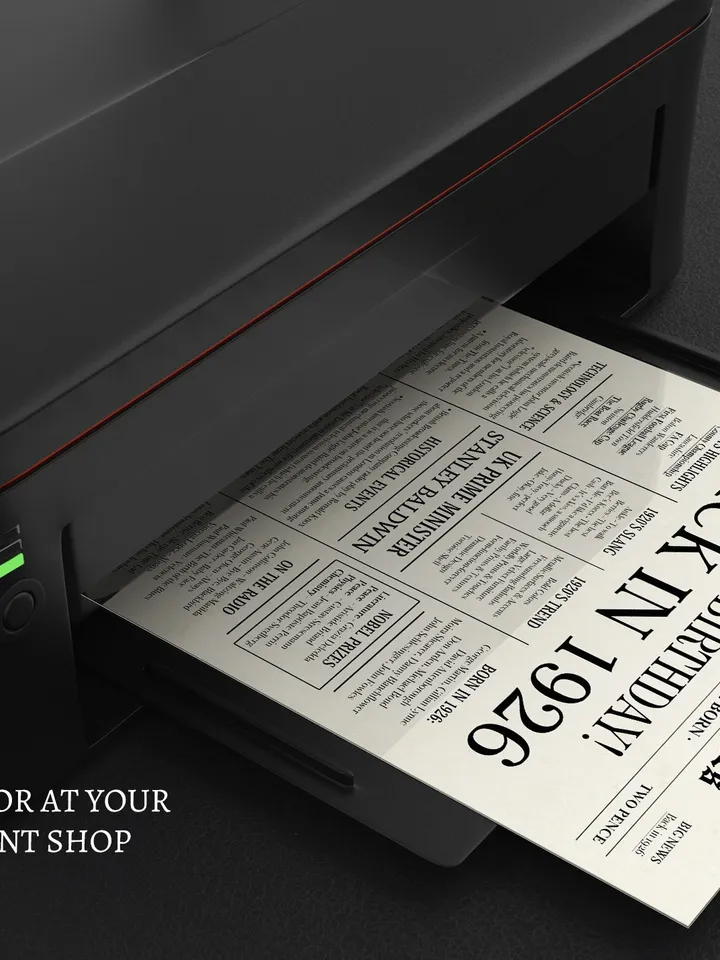 99th Birthday Newspaper Poster Back in 1926 Printable Sign 1926 Birthday Fun Facts 99 Years Ago UK Digital Download
