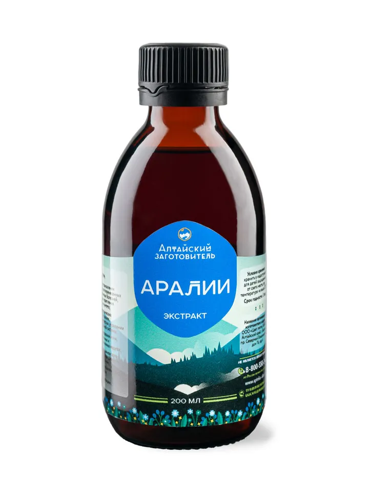 Manchurian Aralia extract, 200 ml.(6.76 oz)