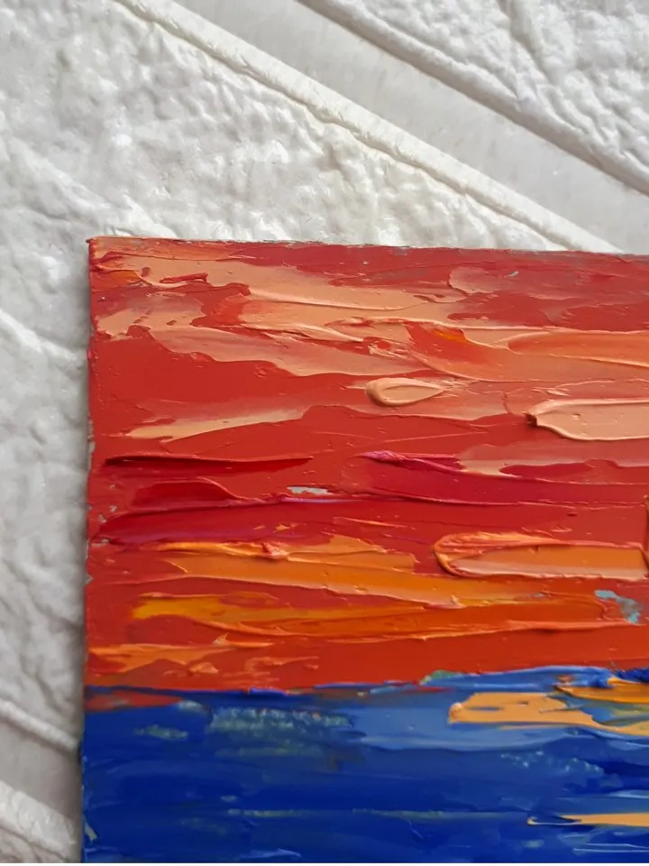 Radiant Sky Sunset Painting