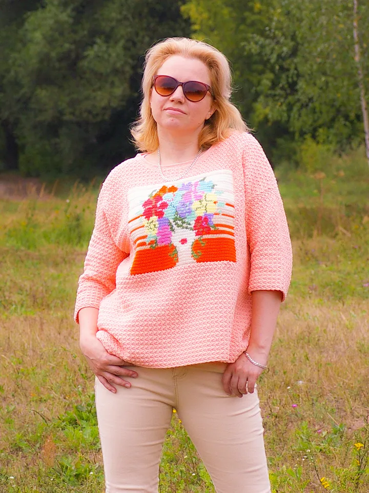 Oversized Sweater Ada Crochet Pattern