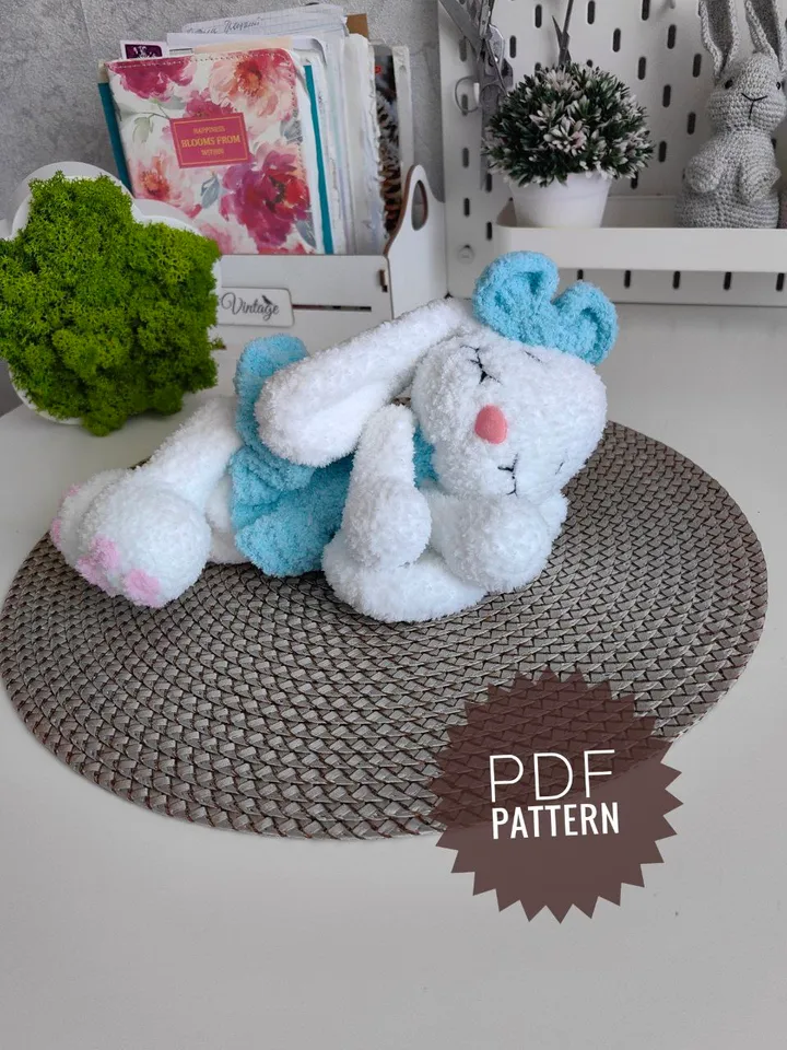Crochet bunny comforter pattern