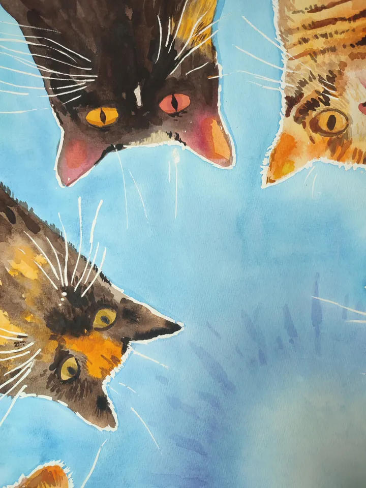 Painting watercolor/ "Admin, get up!