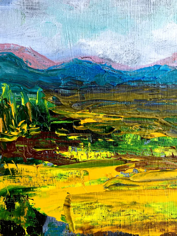 Alaska Mountains Original Art by SerjBond