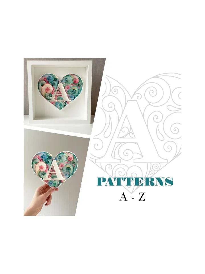 Set of patterns for Quilling