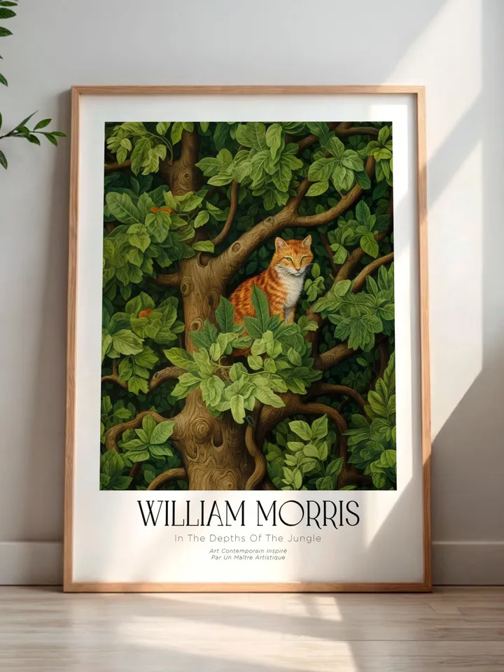 William Morris Wall Art, Vintage Botanical Print, Floral Poster Arts Decor, Digital Download, William Morris Print Digital Download AA2