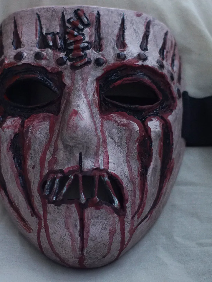 Joey Jordison mask drummer 2008 mask Hard Rock Halloween mask Scary Handmade Heavy metal mask