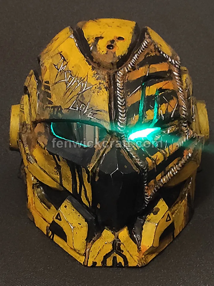 Future CyberPunk - Veteran  Helmet Mask with LED