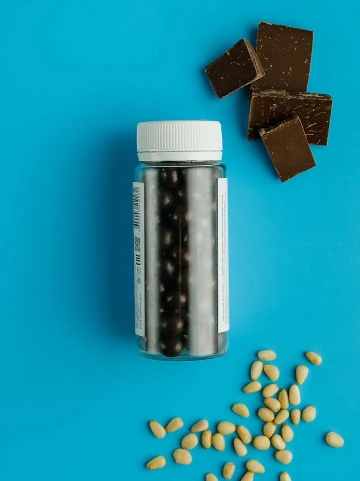 Candies Pine nuts in chocolate glaze 100 x 3 -300 g