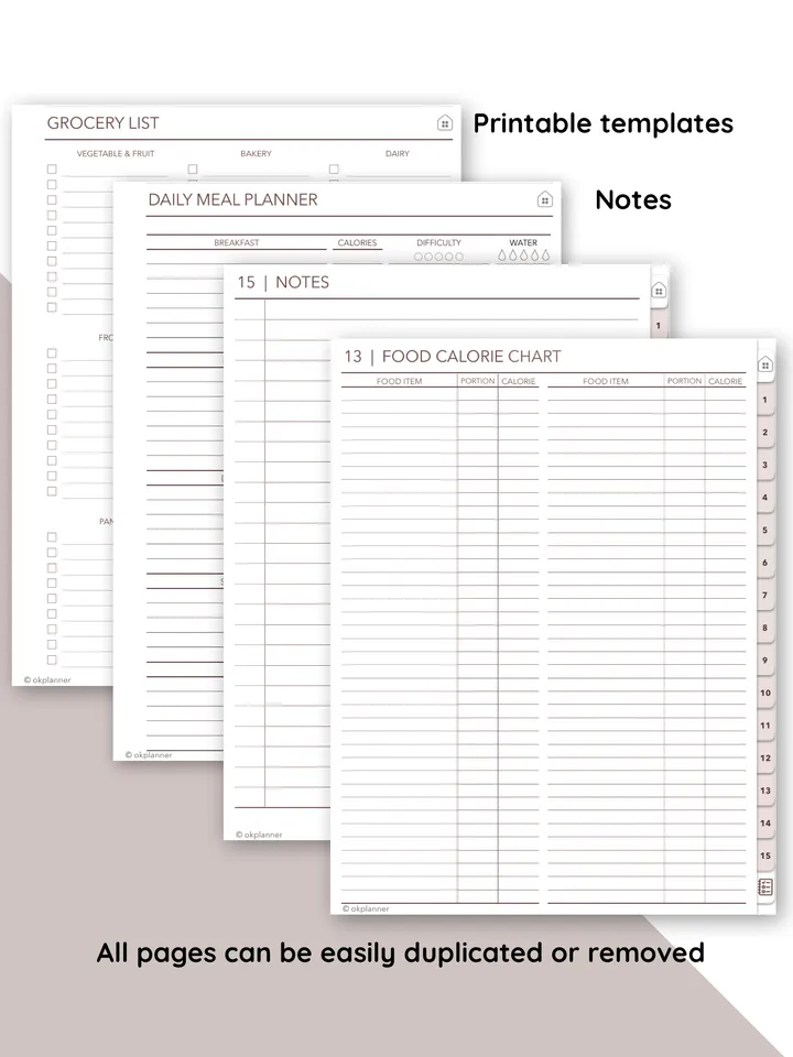Food diary. Yearly Nutrition Plan. Meal planning. Diet Diary for Weight Loss. Fitness Nutrition log,Food allergy journal