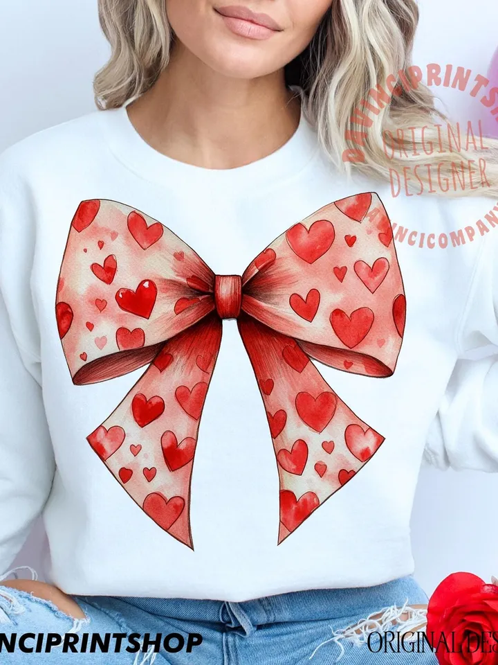 Valentines Day Heart Coquette bow Png, Coquette Valentines png bundle, Valentines png, Valentine Love Png, Valentines Heart png, Love png