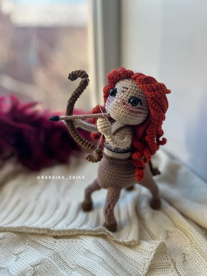 PDF Crochet Sagittarius Pattern, Amigurumi Zodiac Signs pattern Crochet Centaur Pattern Animal pattern Amigurumi doll Pattern Crochet animal