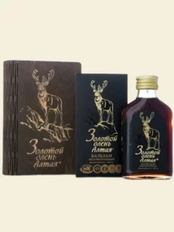 Gift set with balm Golden deer of Altai 100 ml