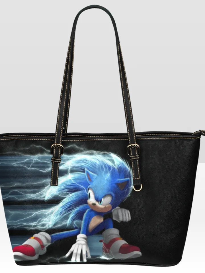 Sonic Leather Tote Bag