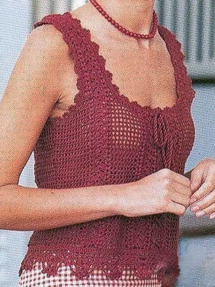 Camisole crochet pattern, shell Camisole pattern, summer top Pattern, lace women ladies top pdf instant download