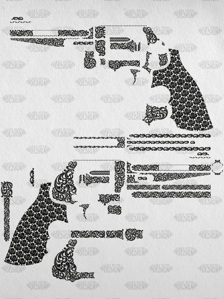 VECTOR DESIGN Smith & Wesson 686 Pro Series 5 in Scrollwork