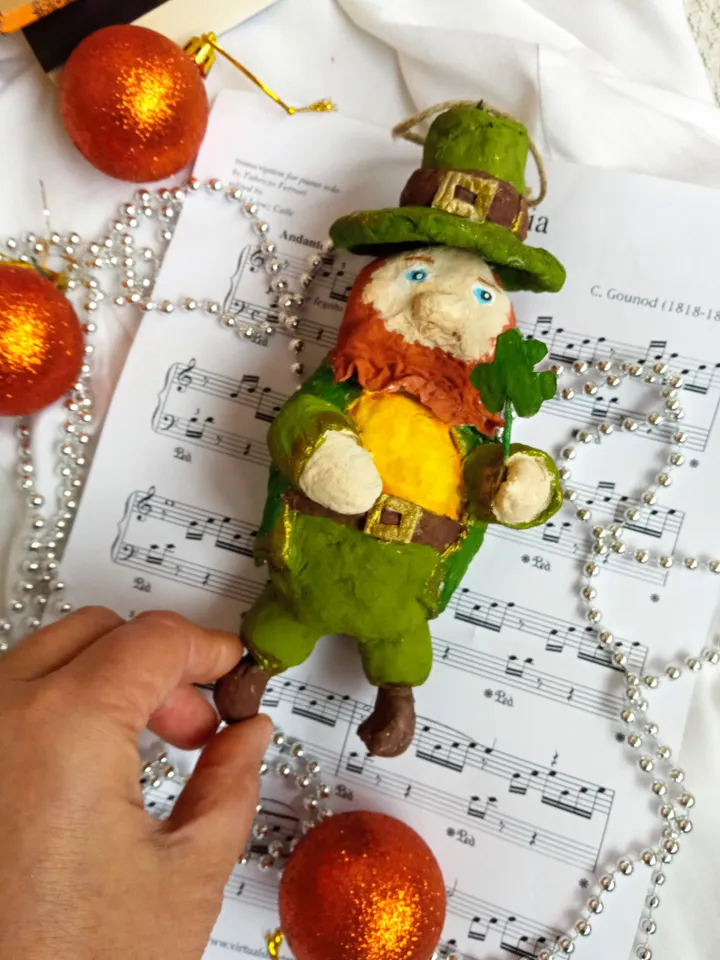 St. Patrick's Day Handmade Ornament - Unique Souvenir
Free Shipping. Spun cotton doll