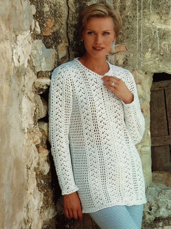 Cardigan crochet, crochet pattern cardigan , lace  crochet cardigan PDF