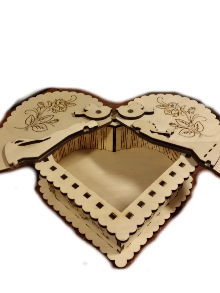 Digital Template Cnc Router Files Cnc Box Files for Wood Laser Cut Pattern