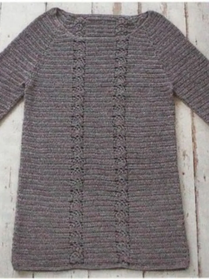 Crochet sweater pattern, long sweater crochet, tunic sweater crochet pattern pdf