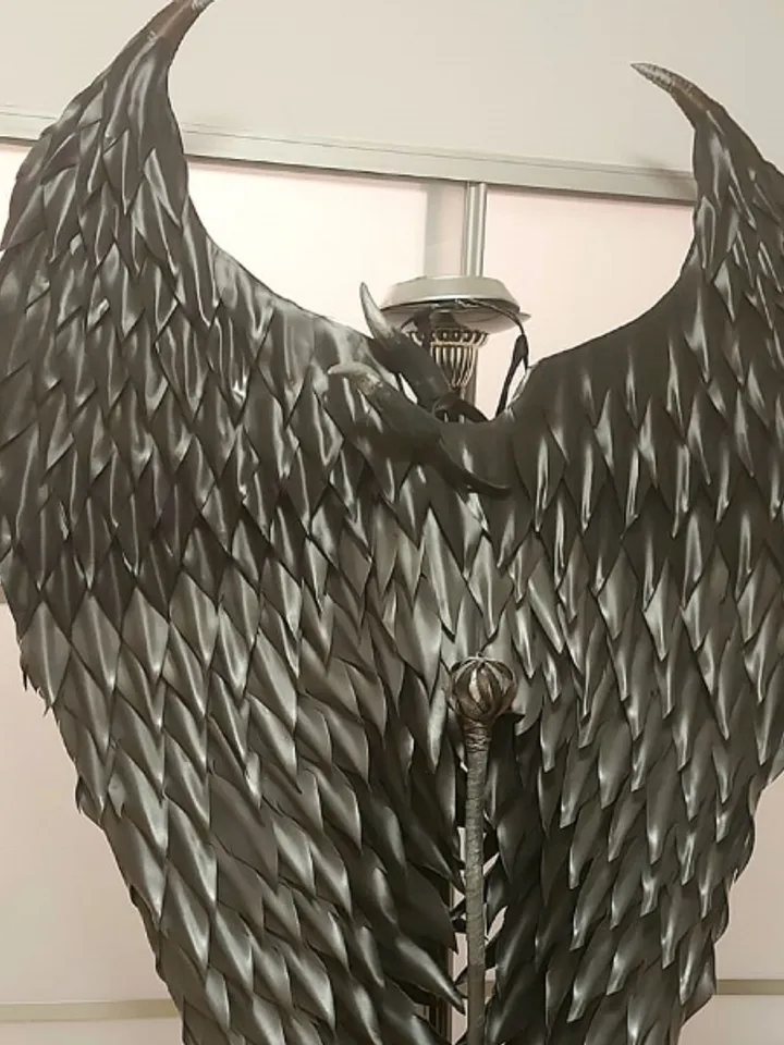 Large Maleficent wings, Black Angel Wings, Maleficent Costume, Cosplay wings, Gothic wings, Halloween