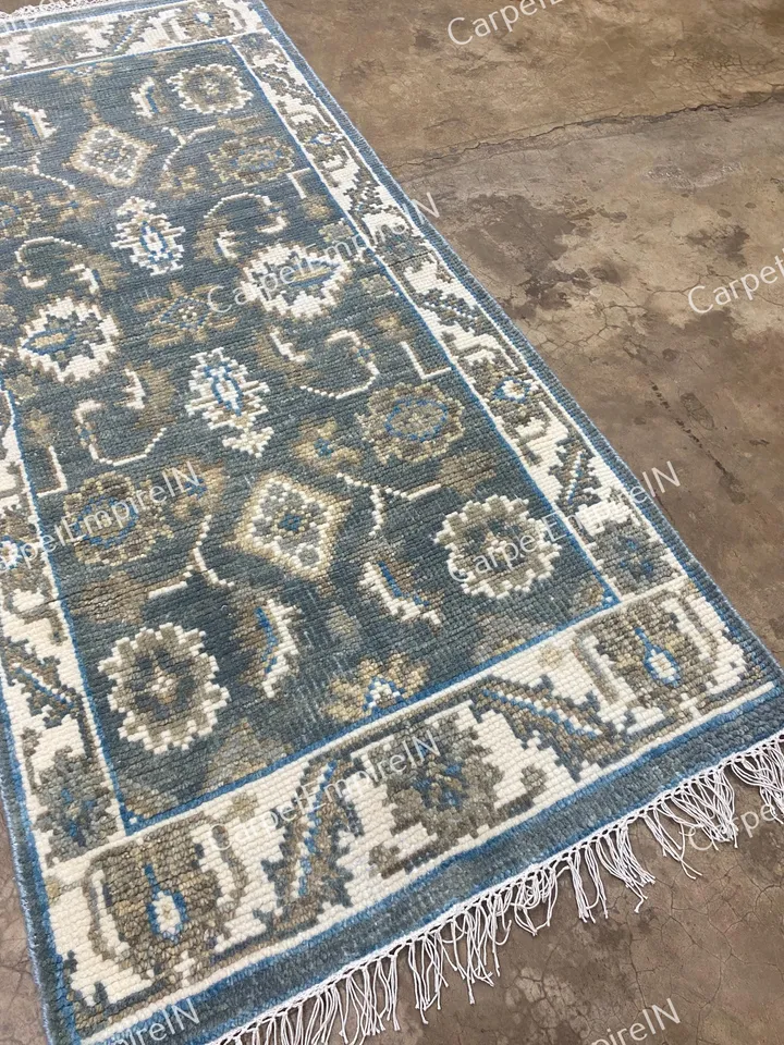 Exquisite Oushak style Hand Knotted Rug 4x6, 5x8, 6x9, 8x10, 9x12, 10x14 ft Handmade Rugs for Living Room - Antique Contemporary rug, rugs..