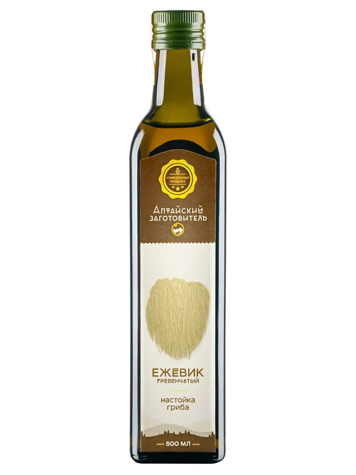 Tincture of the Mushroom "Ezhevik"