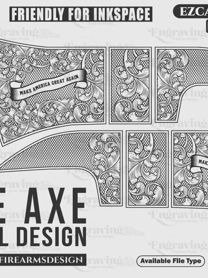 Fire axe SVG Ai8,lasercut,laserengraving,fiberlaser,engravingfiles,laserpattern,engravingdesign,engravingpattern
