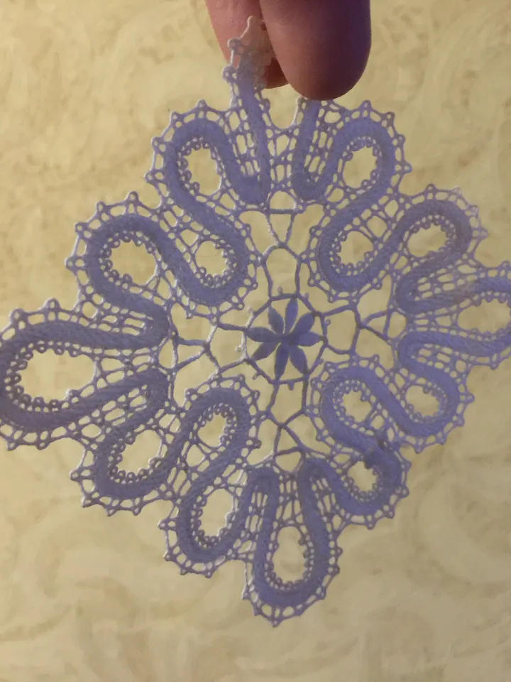 Bobbin lace Souvenir pattern Printable PDF pattern