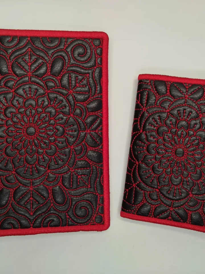 In the Hoop Card case and Passport cover embroidery designs