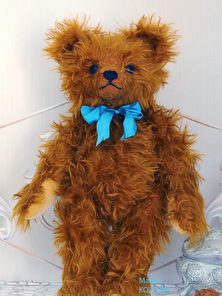 PDF Make Your Teddy Friend Cute Bear E-Pattern Artist design Sewing pattern for a 17 3/4 inches tall (45 cm) teddy bear