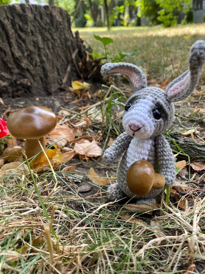 PDF Rabbit Crochet pattern, Crochet SET Animal Pattern, Crochet bunny, Amigurumi baby toy, Crochet Cute bunny Amigurumi, realistic amigurumi