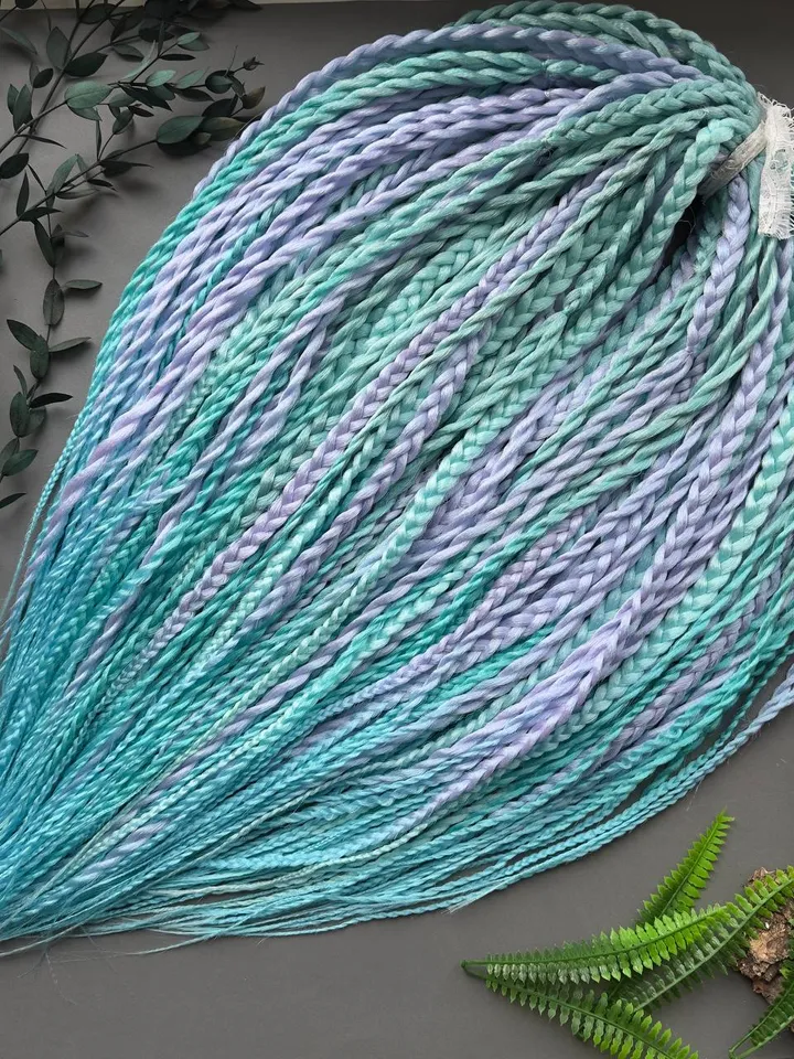 Read to ship set Senegal braid, mint de braids