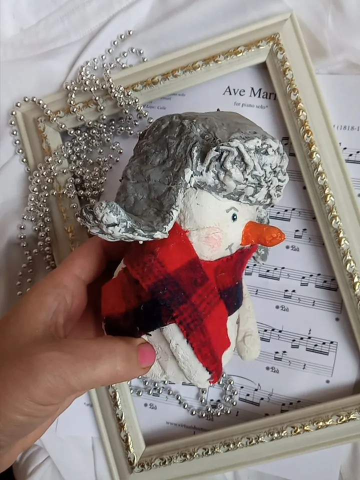 Handmade Christmas snowman
Xmas gifts Christmas decor Holidays ornaments. Home decor indoor