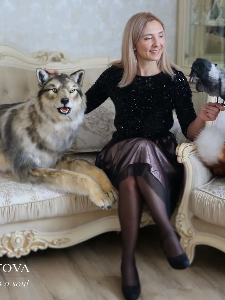Big Wolf. Hero of the fairy tale "Little Red Riding Hood"