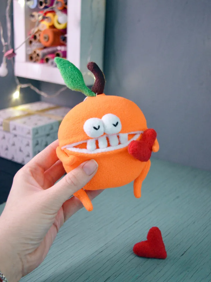 PDF Plush Toy Pattern Set – Moveable Limbs & Secret Pocket Fruits