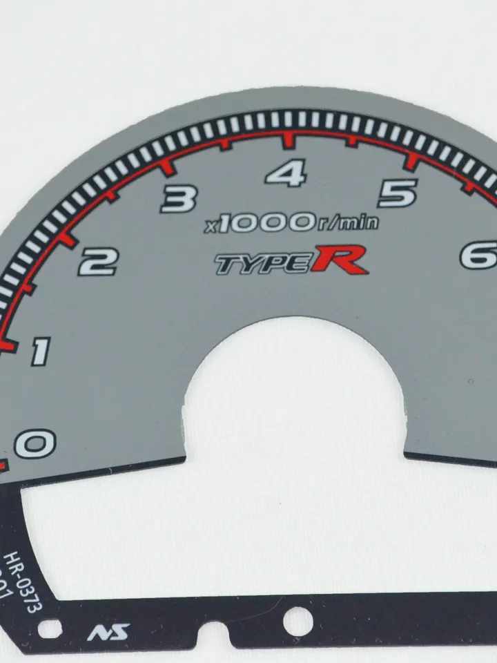 Gauge Faces Overlay Type-R style for Honda Civic Fk FD Si 06-12
