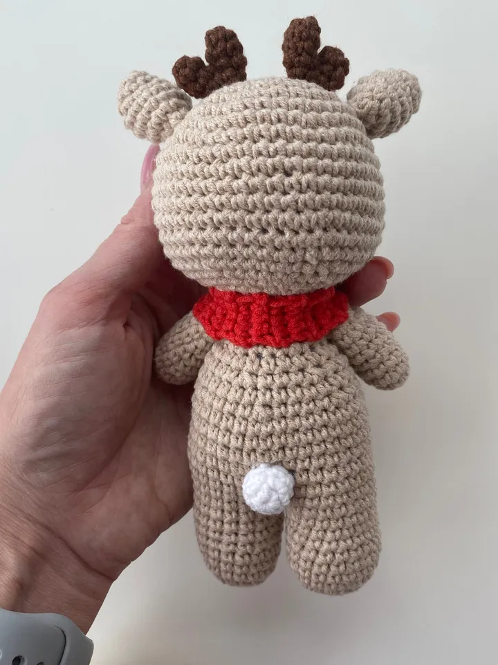 DEER Christmas Crochet pattern - Amigurumi patterns toy - Pdf English tutorial - New year ornaments
