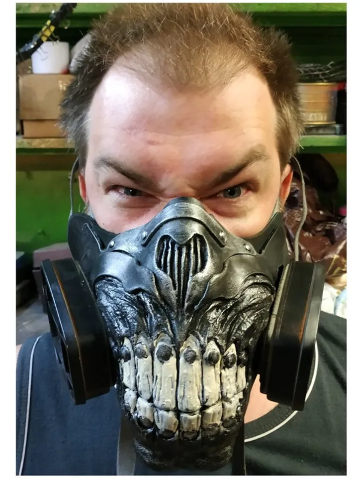 Mad Max - Joe mask - inspired - cosplay mask - cover for a respirator face mask