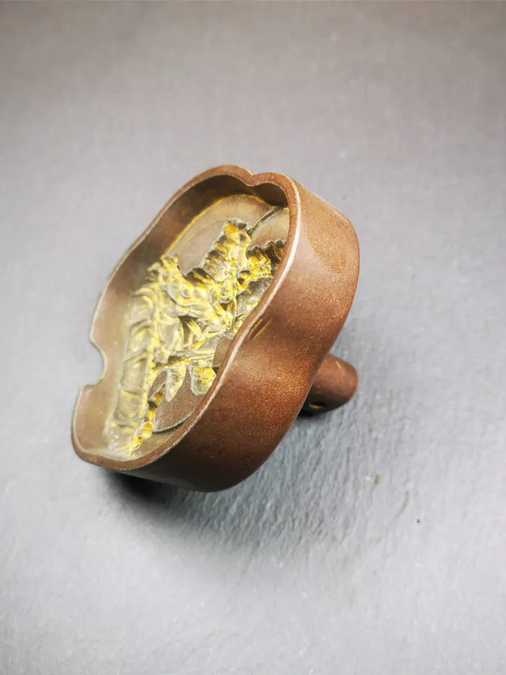 Gandhanra Tibetan Buddha Statue Mold,Manjusri Tsa Tsa ,Copper Mould For Making Clay Buddha Statue,Tsha Tsha