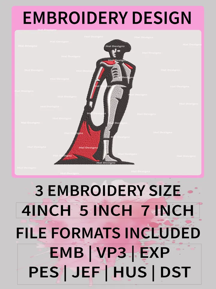 NCAA Cal State Northridge Matadors Embroidery File, 3 Sizes, 6 Formats, NCAA Machine Embroidery Design, NCAA Logo, NCAA Teams