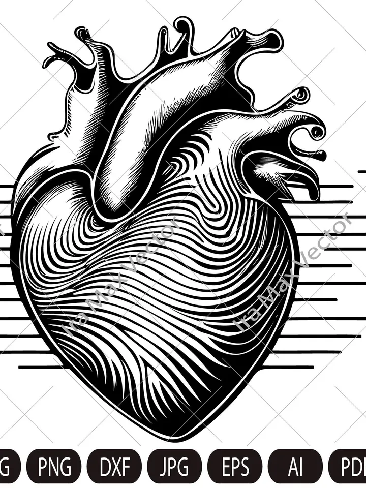 Heart Svg , Heart realistic, Hand Drawn Heart svg, Open Heart Svg, Doodle Heart Svg, Sketch Heart Svg, Love Svg,Valentine Svg,Png,Dxf
