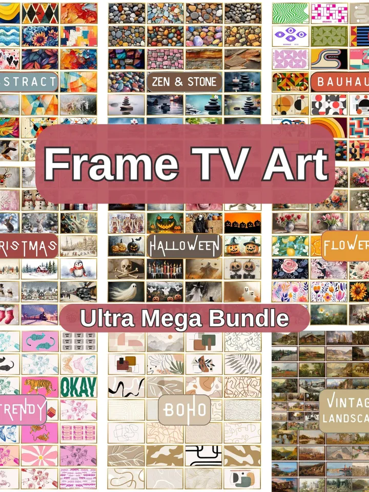 WHOLE SHOP SALE 213.000+ Mega Gallery Wall Art Bundle - Bauhaus, Boho, Botanical, Matisse, City Map, Patent, Vintage Posters - Digital