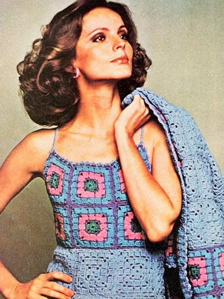 Crochet top , crochet jacket pattern pdf crochet women granny squares set crochet