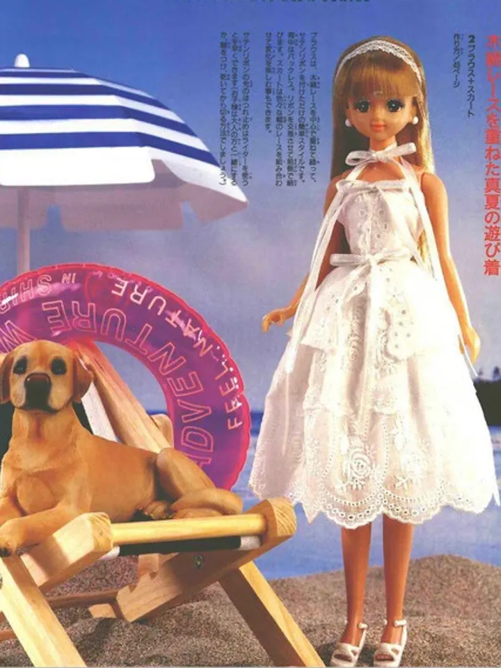 Clothes for Fashionable Dolls Japanese Magazine Sewing Pattern Wardrobe Clothes for Dolls Digital Download PDF