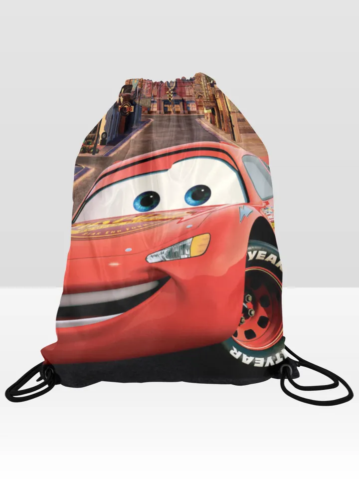 Lightning McQueen Cars Drawstring Bag