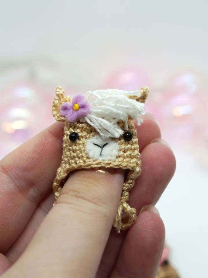 Miniature crochet hat for your toy, doll hat, will fit mice, raccoons and foxes from my shop, animal hat, cute hat, made to order