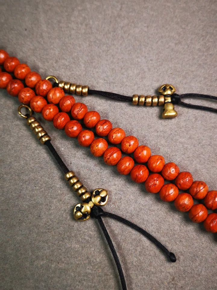 Gandhanra Handmade Tibetan Buddhist Mala Counters,Prayer Bead Counters,with Dorje and Vajra Pendant,Made of Brass