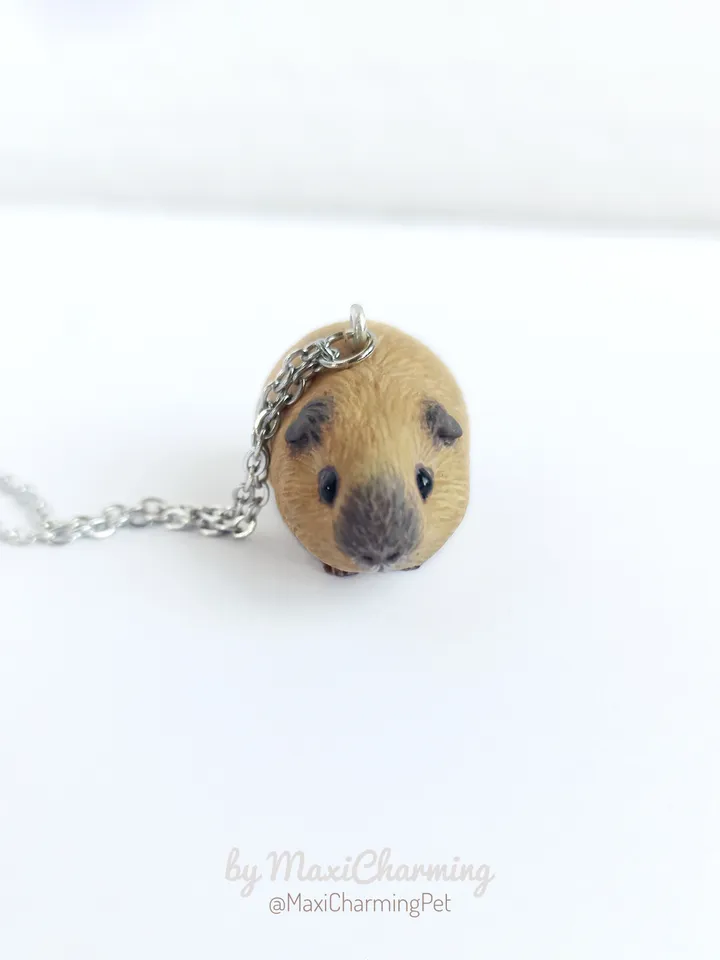 Custom Guinea pig necklace