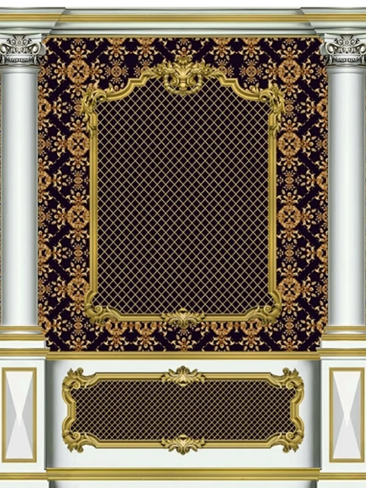 Wallpapers- Set 17-v12 | Printables for Dollhouses and Unique Miniature Projects | Digital Downloads | in Scale 1/12th